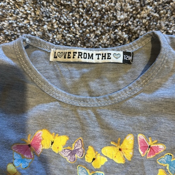 Love From the Heart Brand Great T Shirt Size 12 Months Good Condition - Picture 4 of 5